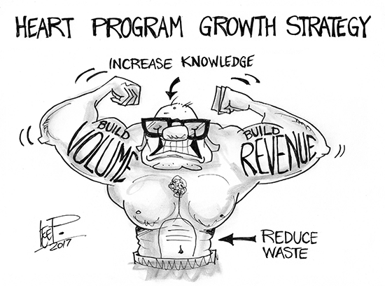 Yes, heart program, you have growth opportunities in 2018